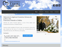 Tablet Screenshot of funerariacamaradelobos.com
